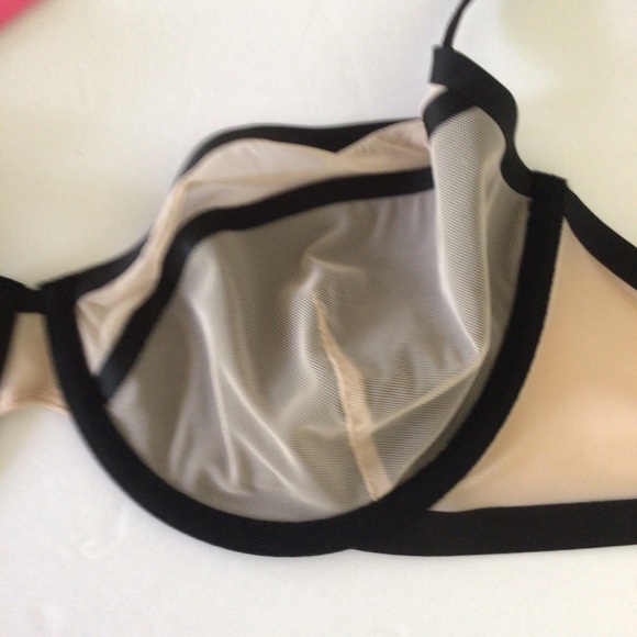 VICTORIAS SECRET BLACK LINED DEMI BRA NWT 34DDD - Picture 14 of 15